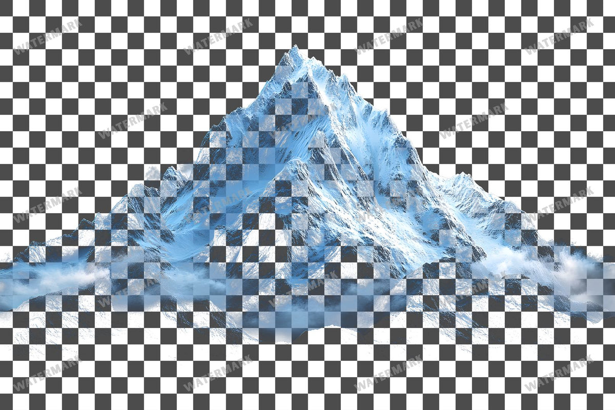Rocky Mountain Overlay Snowy Peak