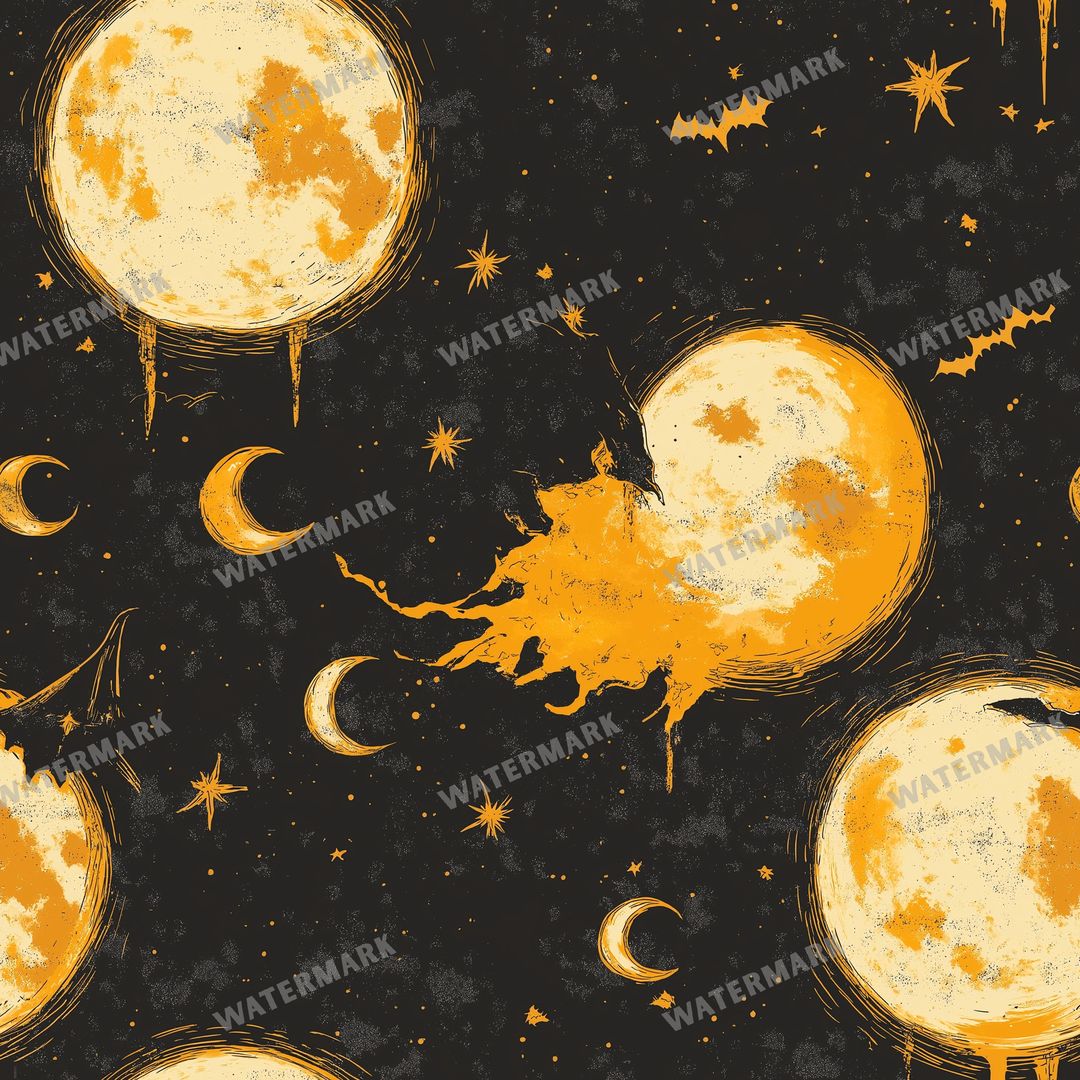 Space And Celestial Seamless Pattern