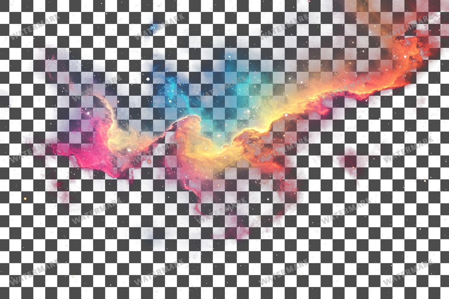 Starry Nebula Transparent Overlay Pngs