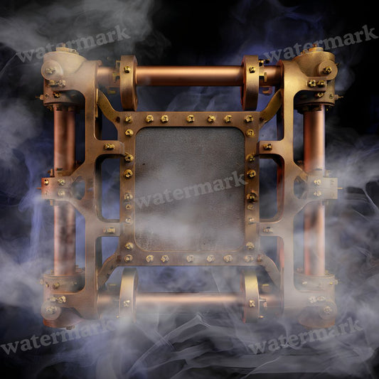 Steampunk Machine Frame Backdrop Images