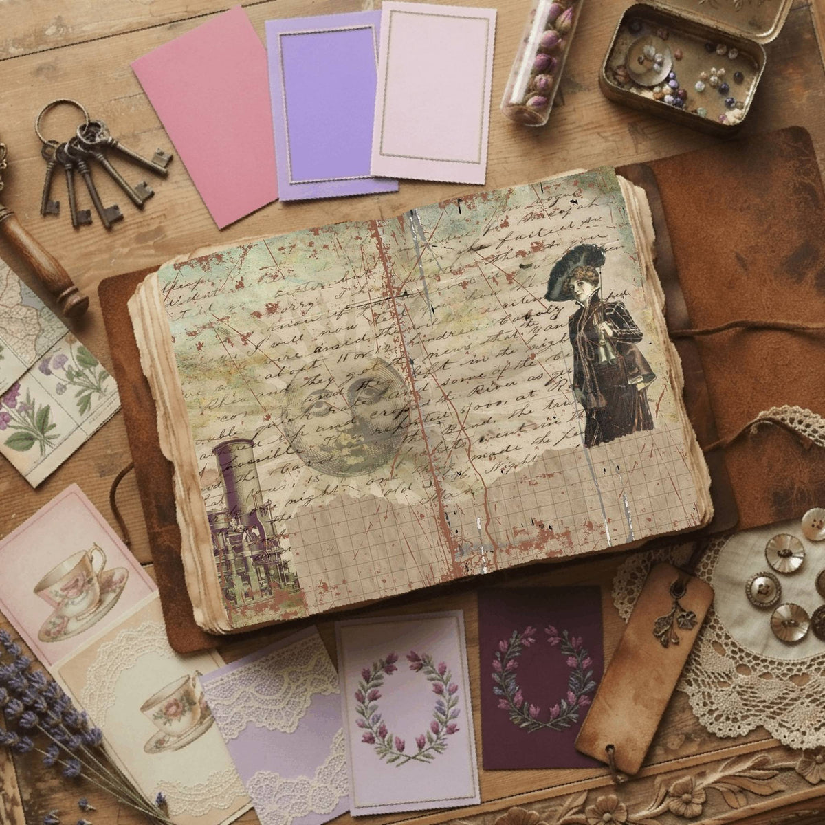 Steampunk Digital Papers