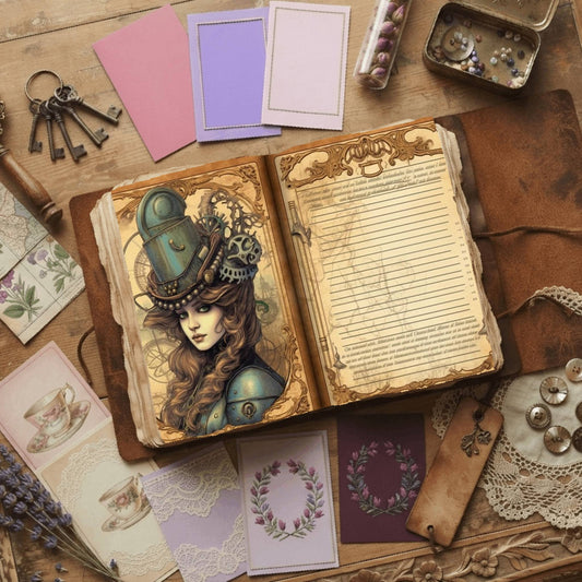 Steampunk Digital Papers