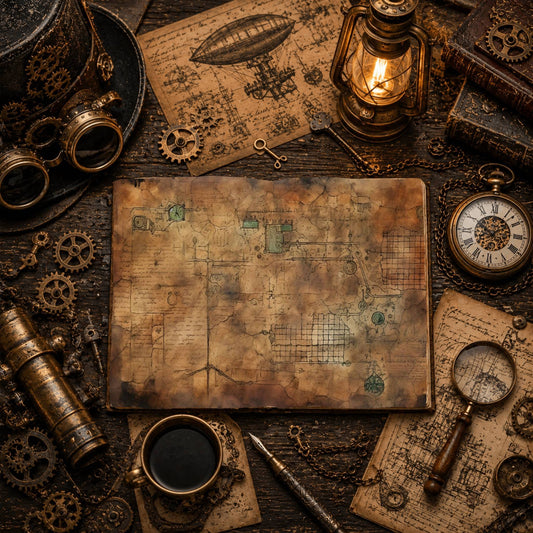 Steampunk Digital Papers
