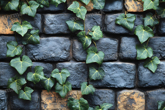 Summer Ivy Leaves digital photo backdrop for photo editing, preview 1