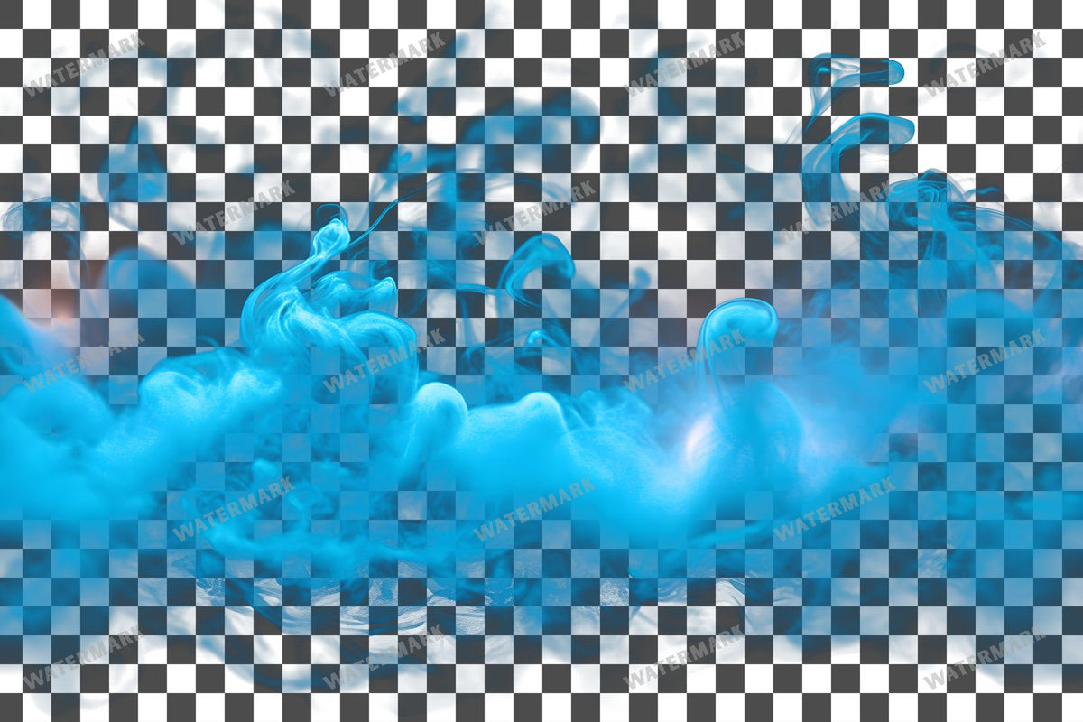Teal Ink Drop Diffusing Color Transparent Overlay Pngs