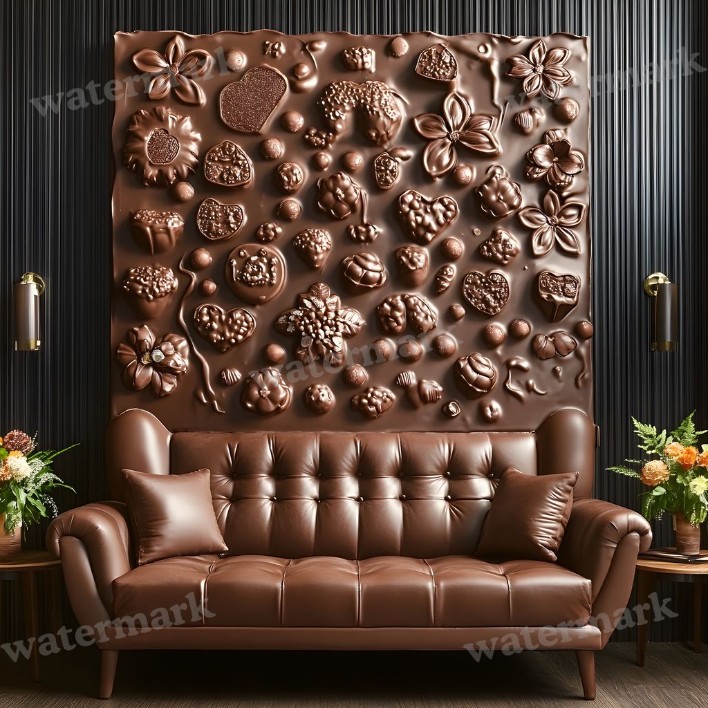 The Chocolate digital photo backdrop for photo editing, preview 1