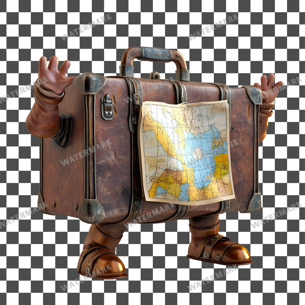 Travel Trunk Clipart Pngs