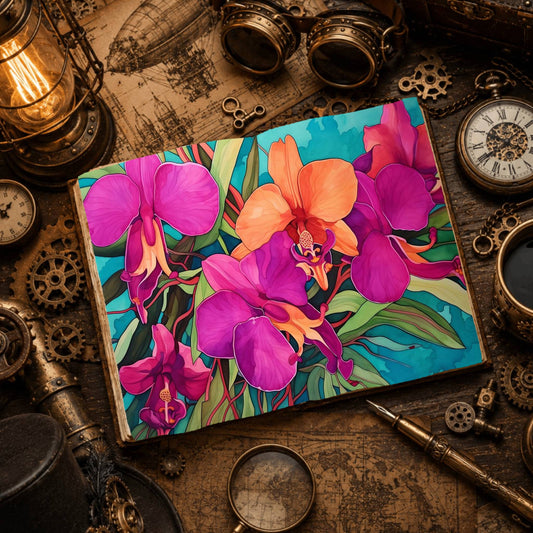 Tropical Flowers Digital Papers