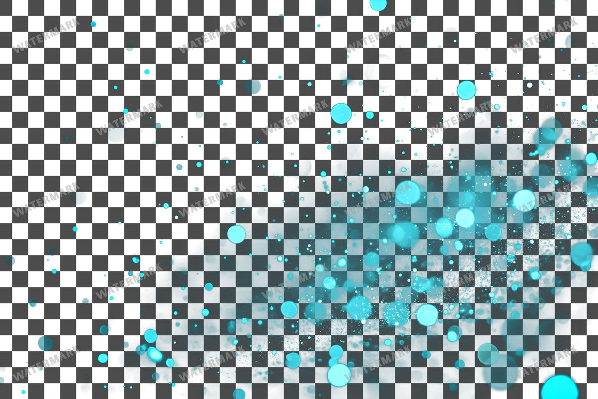 Turquoise Light Transparent Overlay Pngs