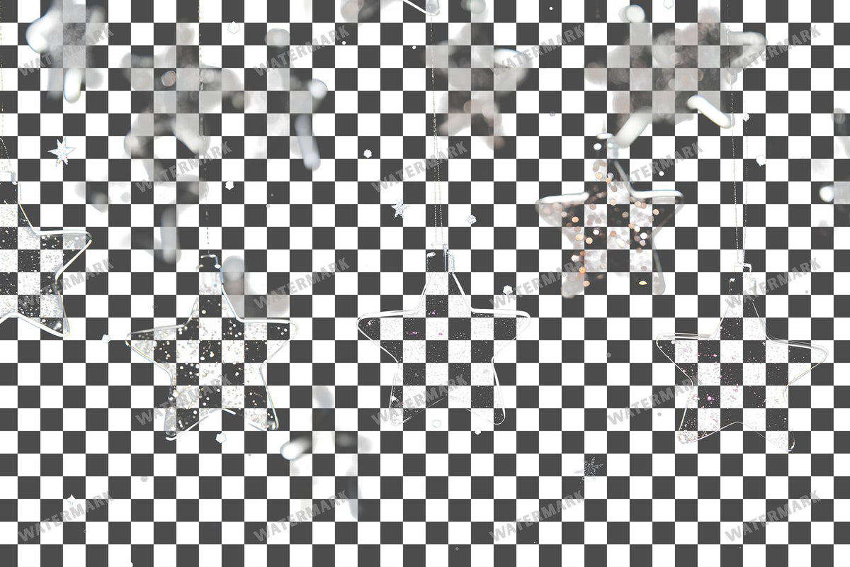 Twinkling Stars Transparent Overlay Pngs