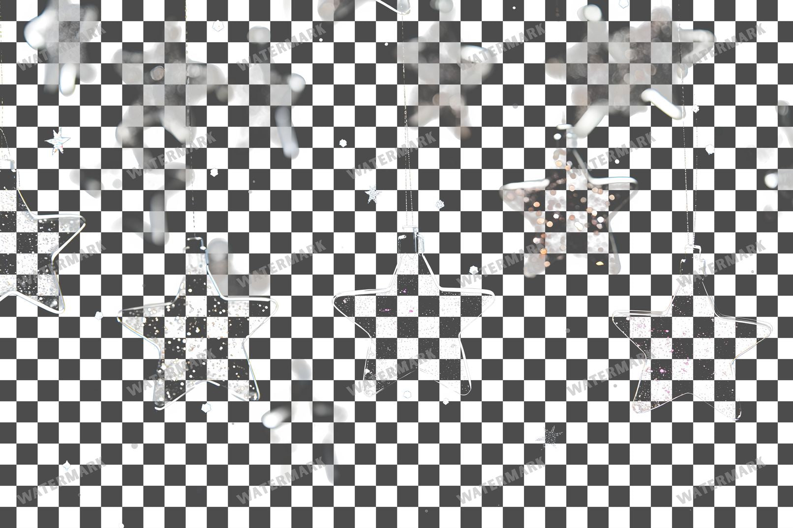 Twinkling Stars Transparent Overlay Pngs