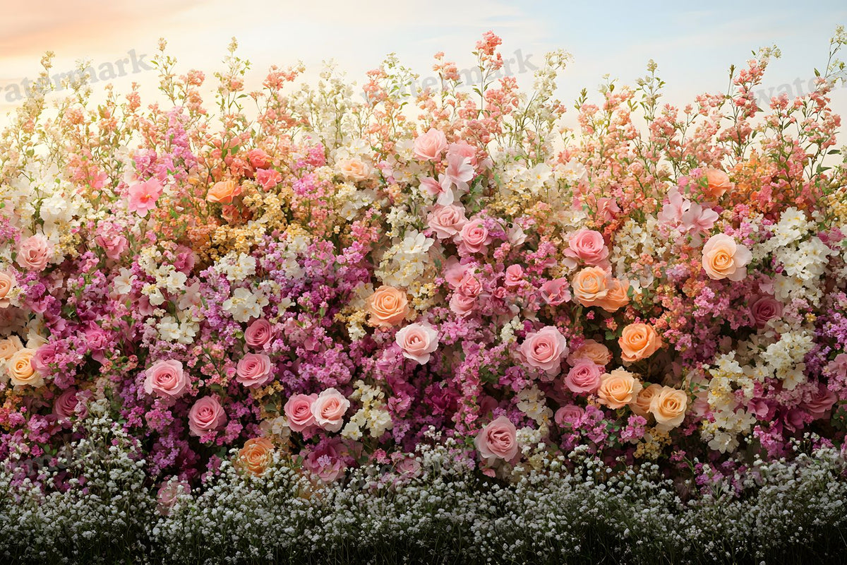 Valentine digital photo backdrop for photo editing, preview 1