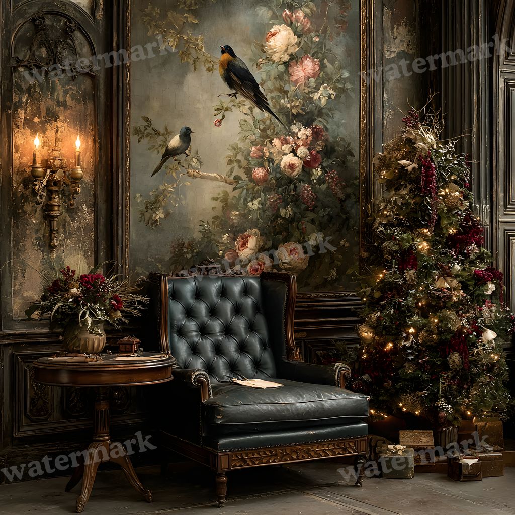 Victorian Christmachaos Backdrop Images