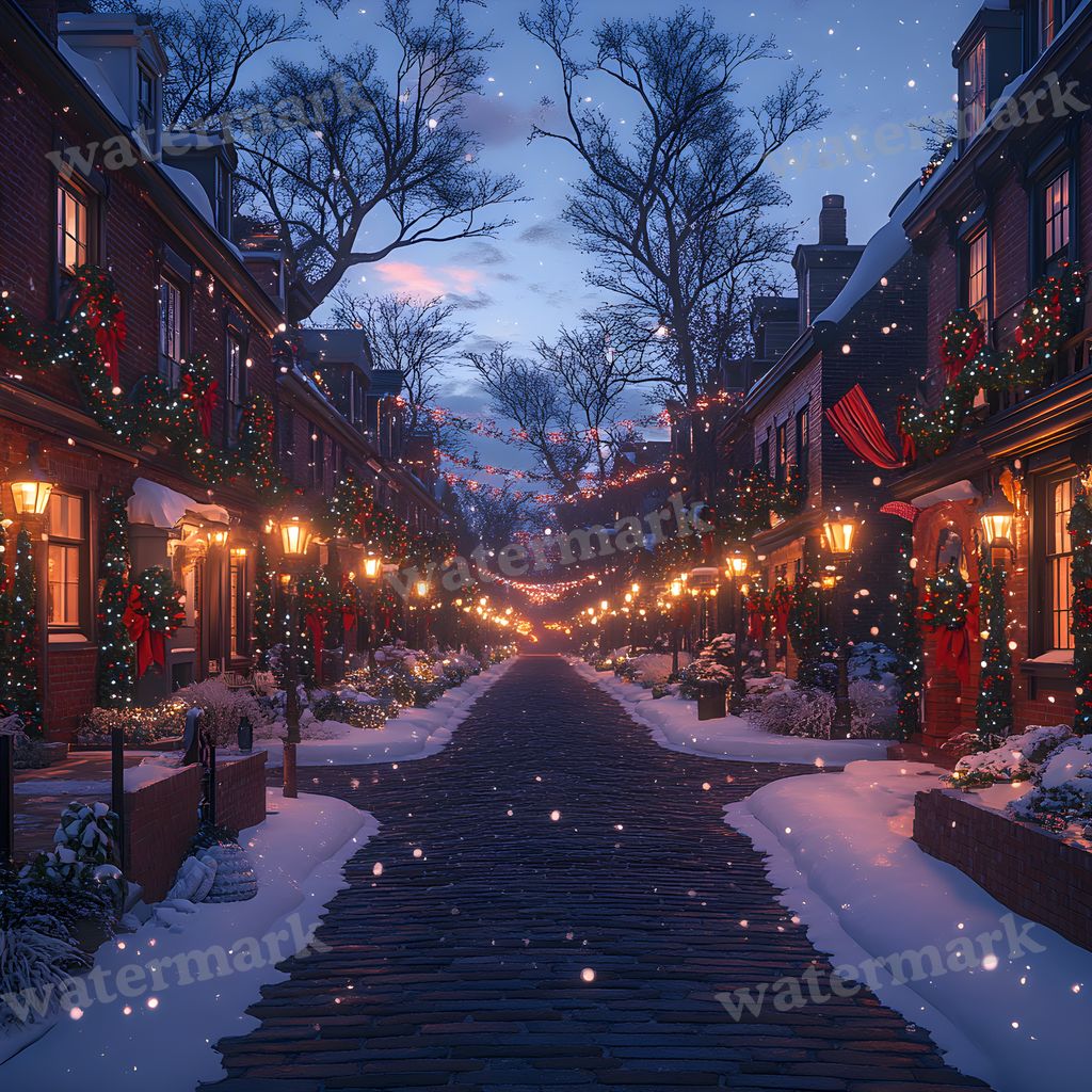 Victorian Christmas Backdrop Images