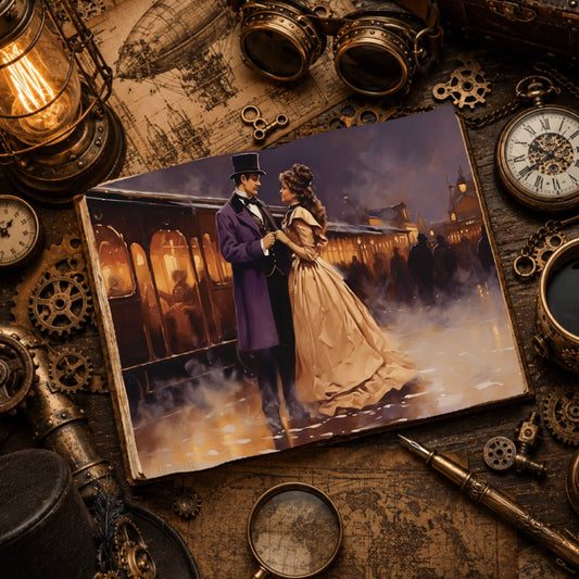 Victorian Evening Digital Papers