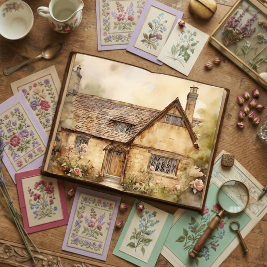 Victorian Garden Digital Papers