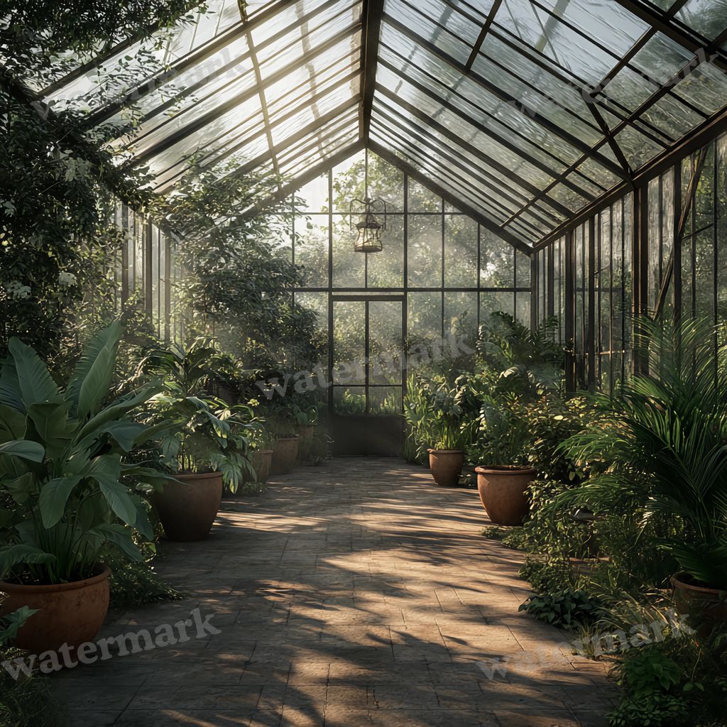 Victorian Greenhouse Backdrop Images