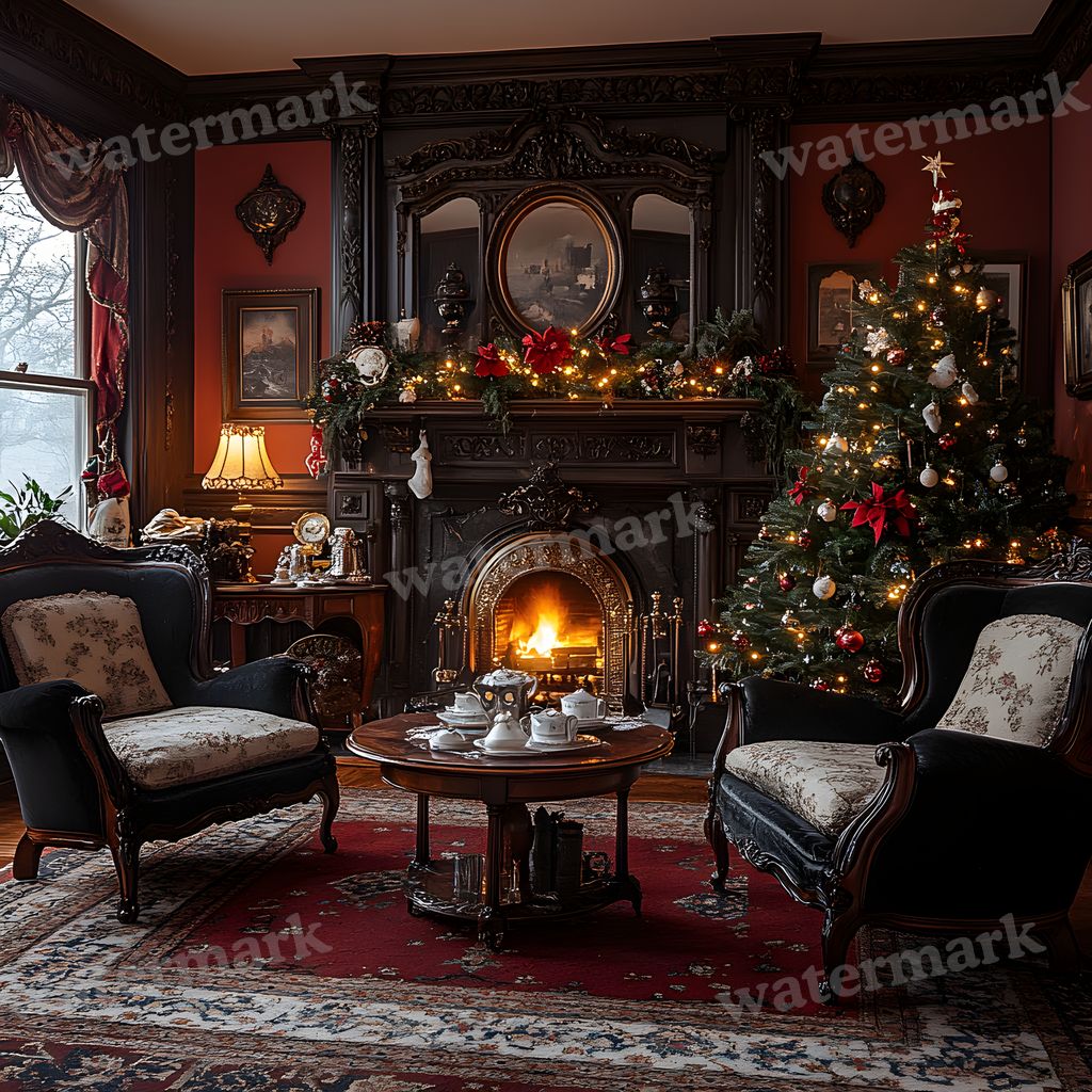 Victorian Winter Backdrop Images