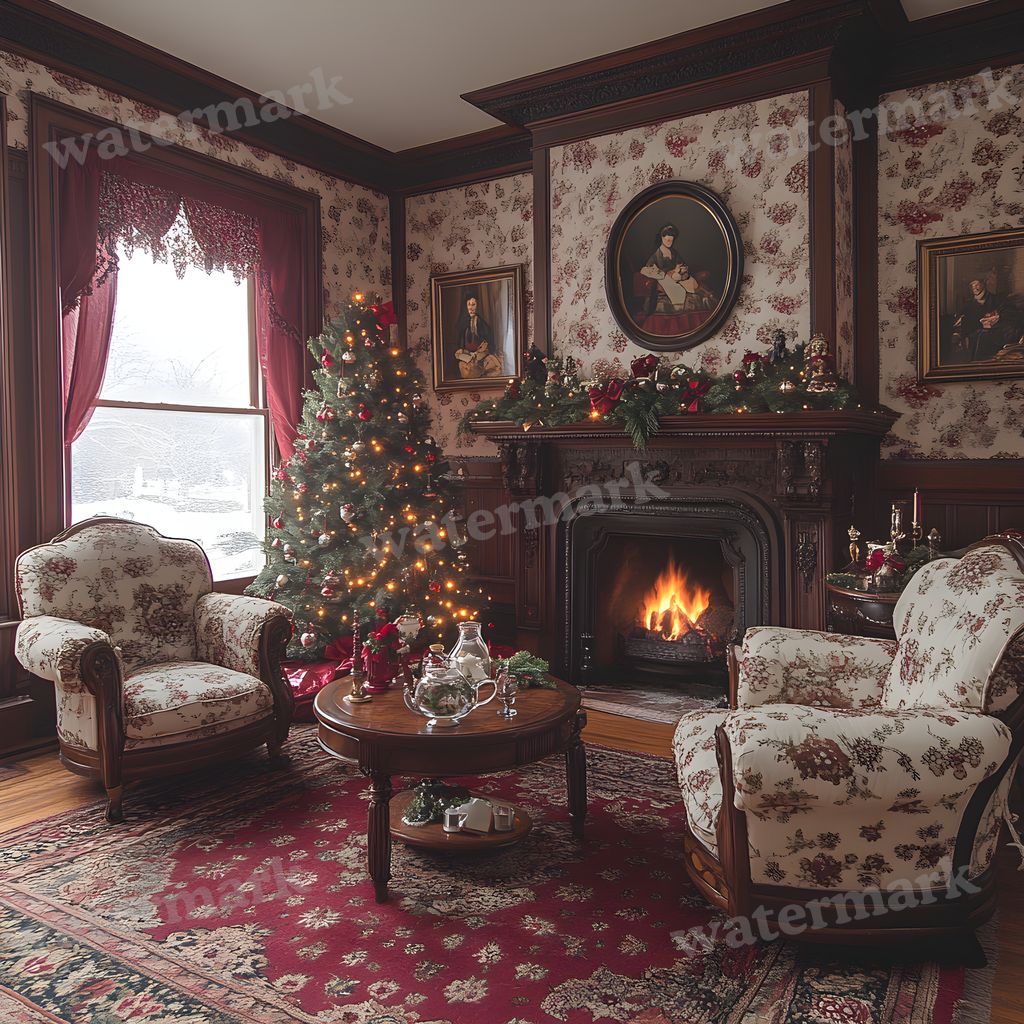Victorian Winter Backdrop Images