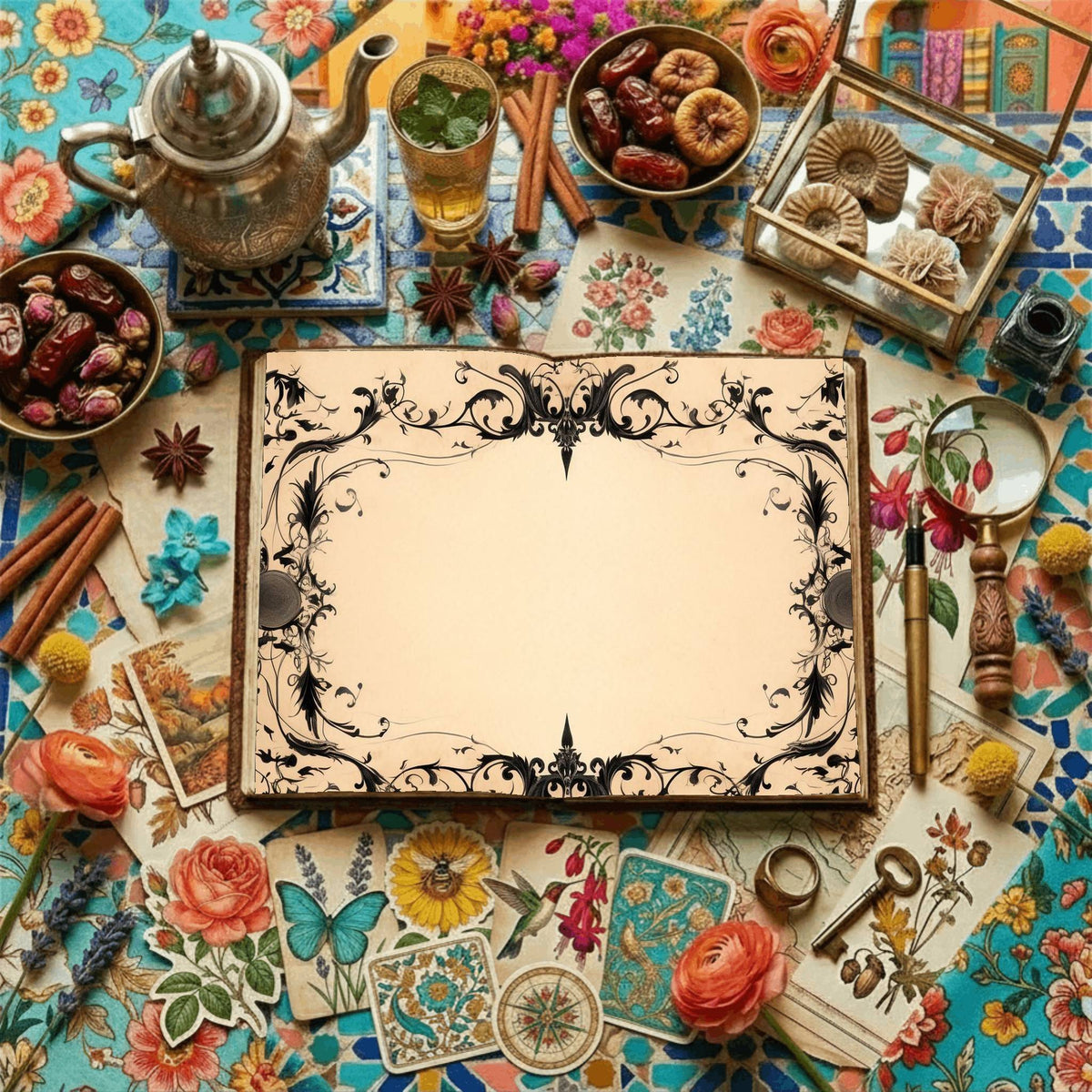 Vintage Borders Digital Papers