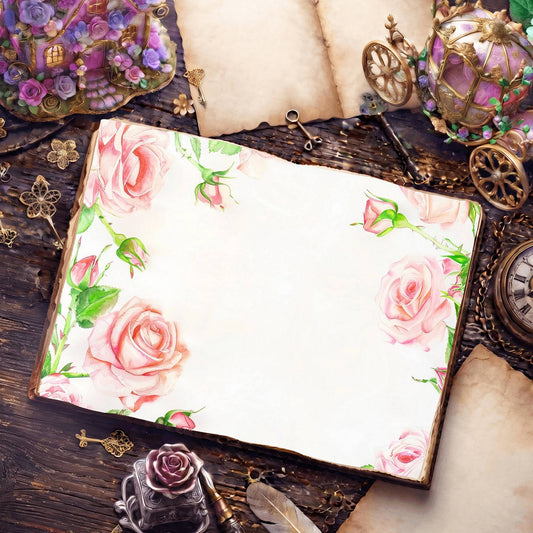 Watercolor Flowers Digital Papers
