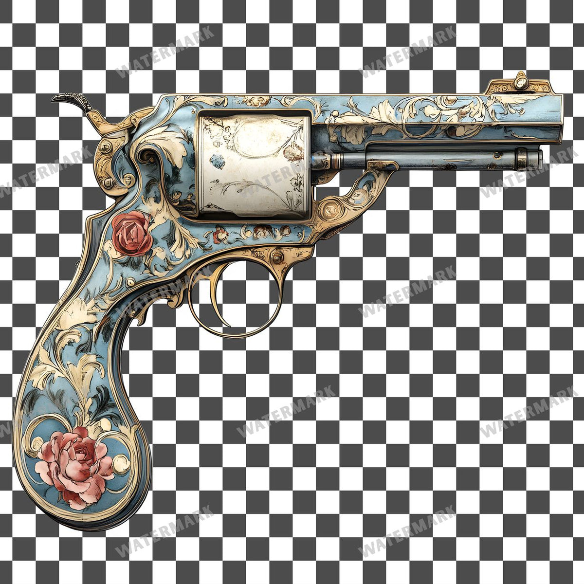 Weapon Vintage Style Clipart Pngs