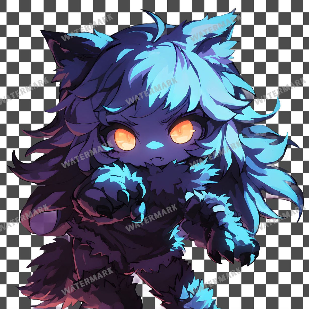 Werewolf Girl Clipart Pngs