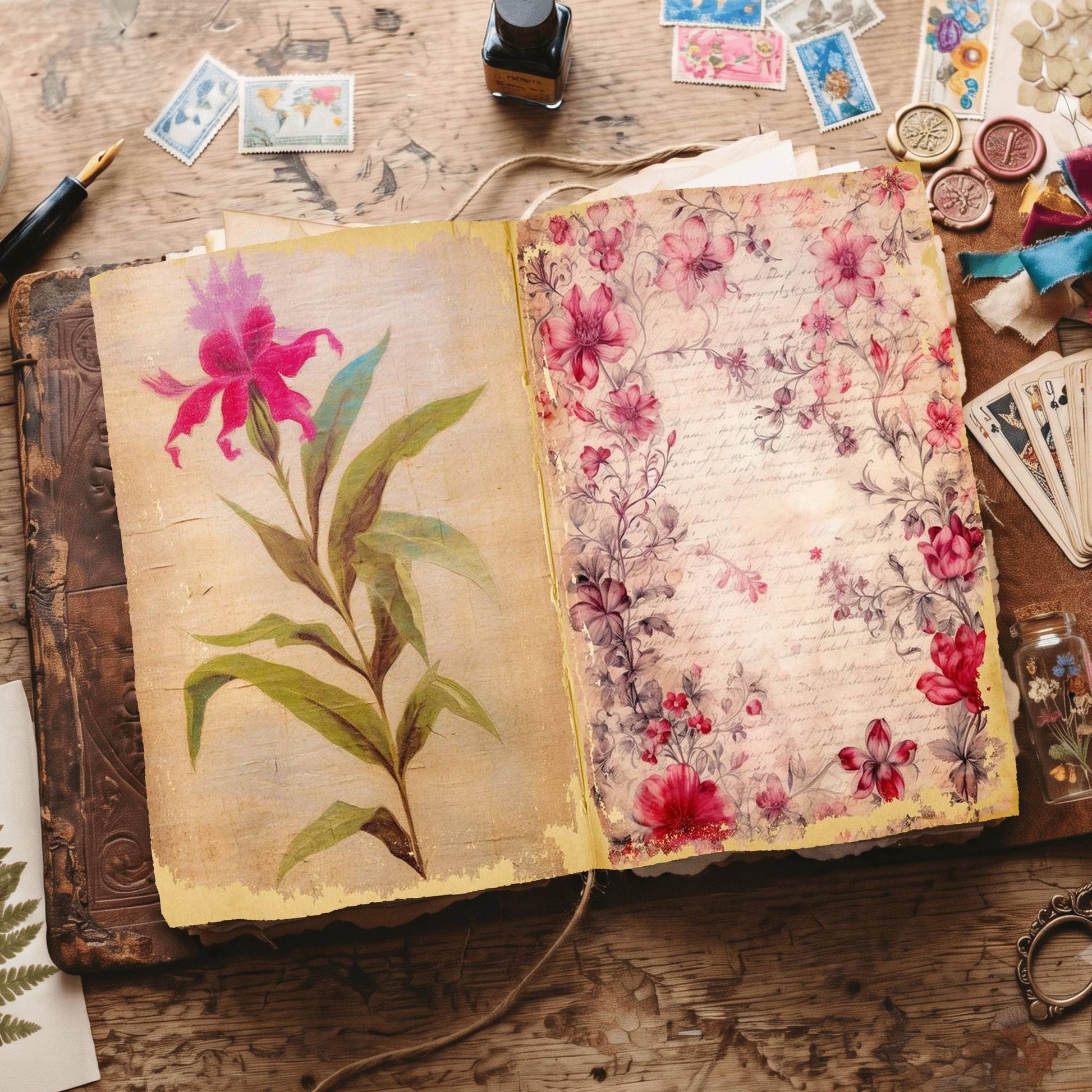 Wildflowers Digital Papers