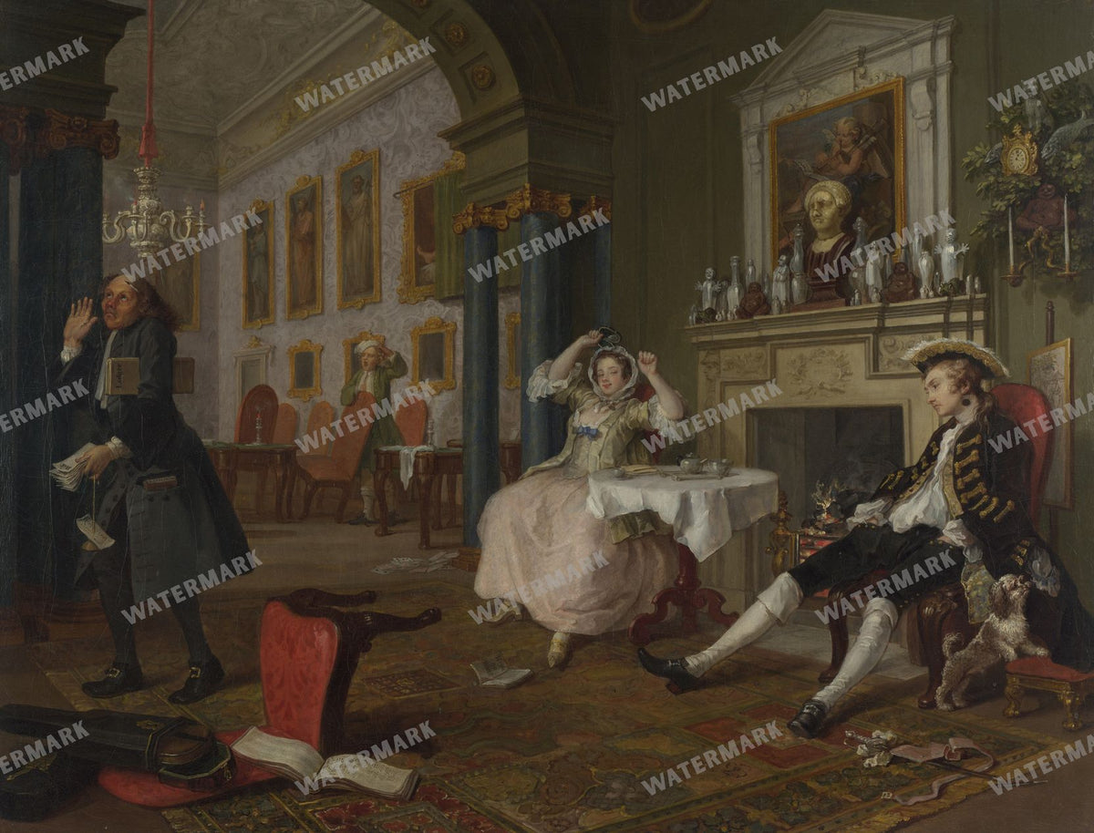 William Hogarth Vintage Paintings