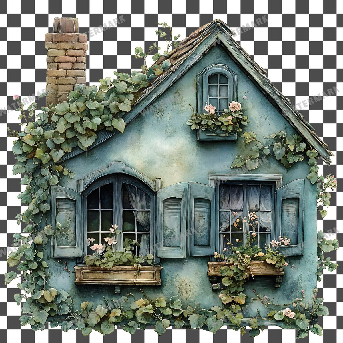 Window Vintage Style Clipart Pngs