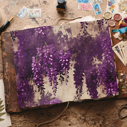 Wisteria Digital Papers