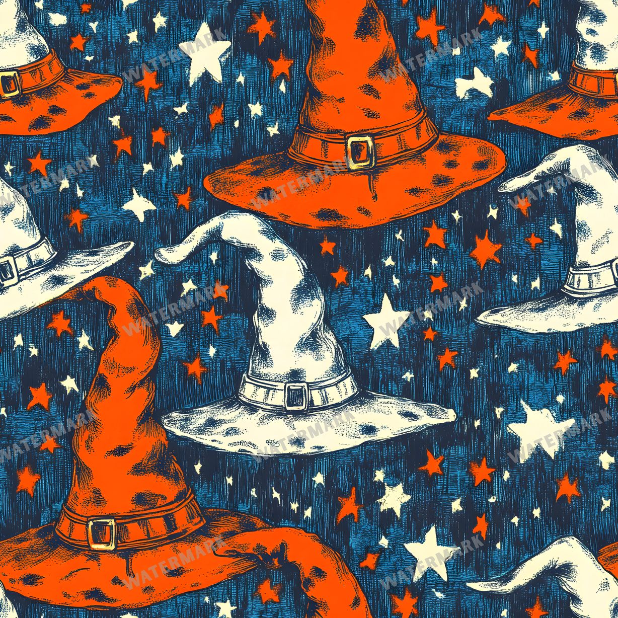 Witchcraft Seamless Pattern