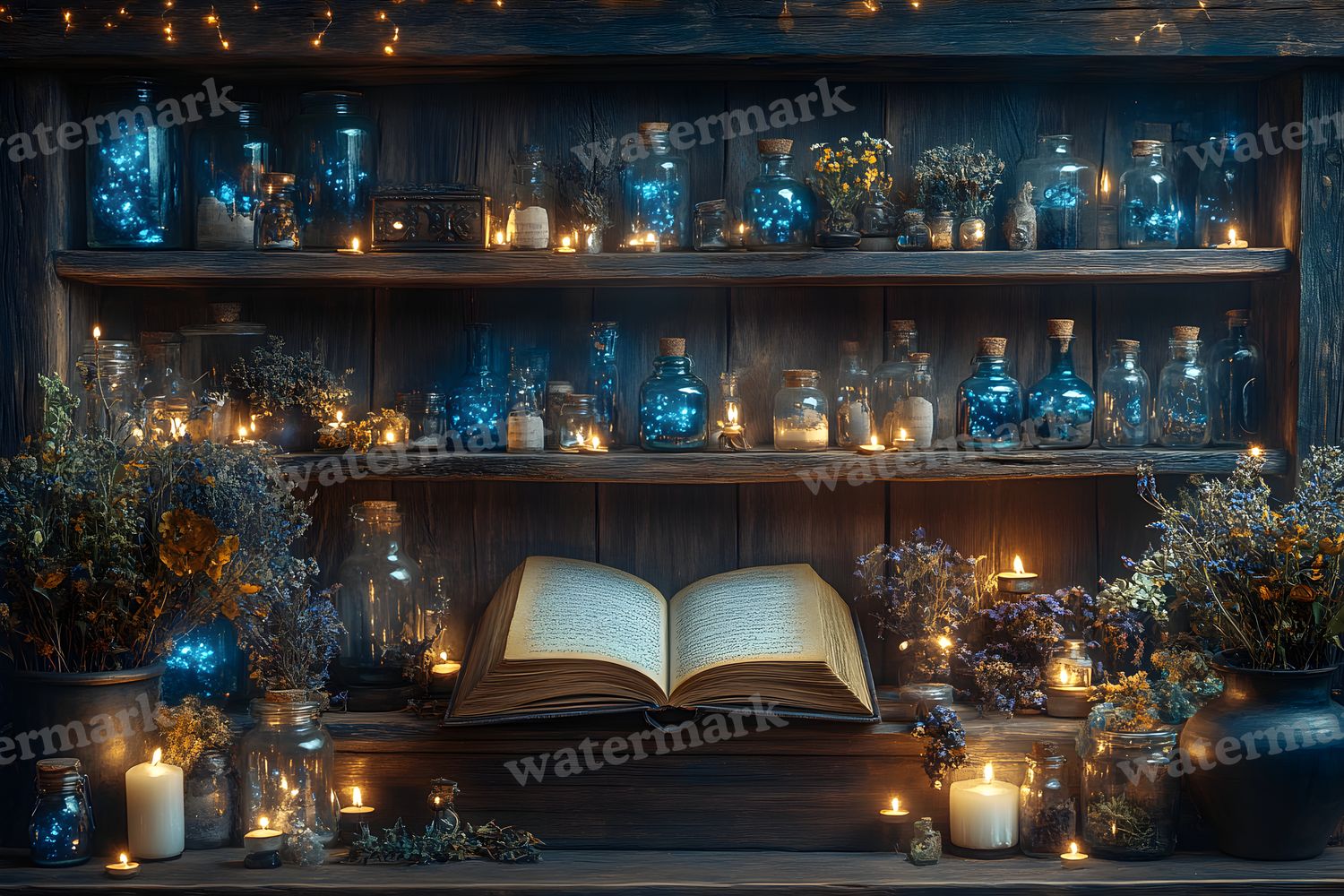 Witchs Apothecary Backdrop Images