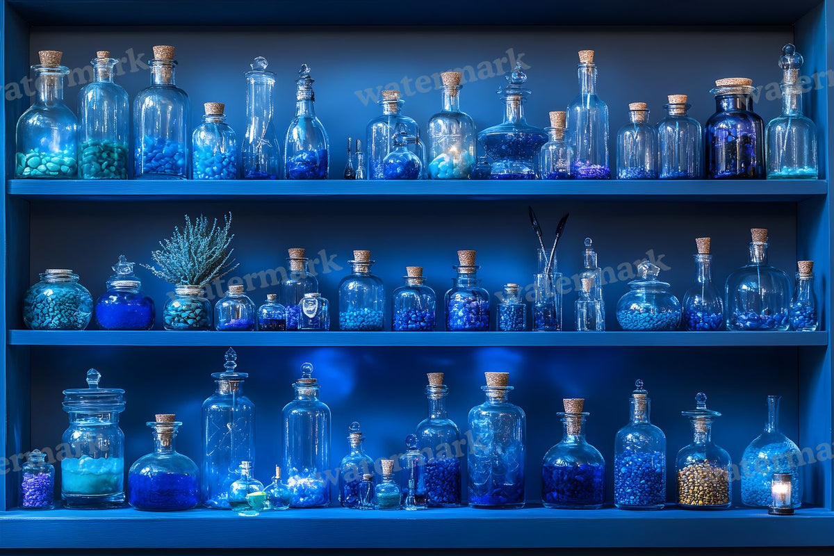 Witchs Apothecaryblue Backdrop Images