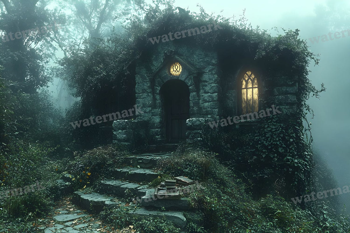 Witchs Cottage Retreat Backdrop Images