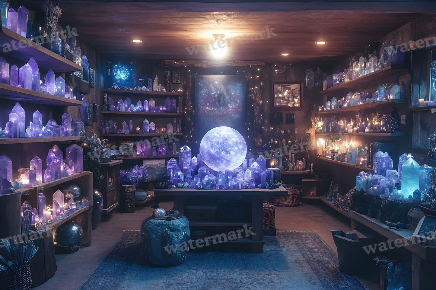 Witchs Crystal Den Backdrop Images