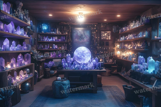 Witchs Crystal Den Backdrop Images