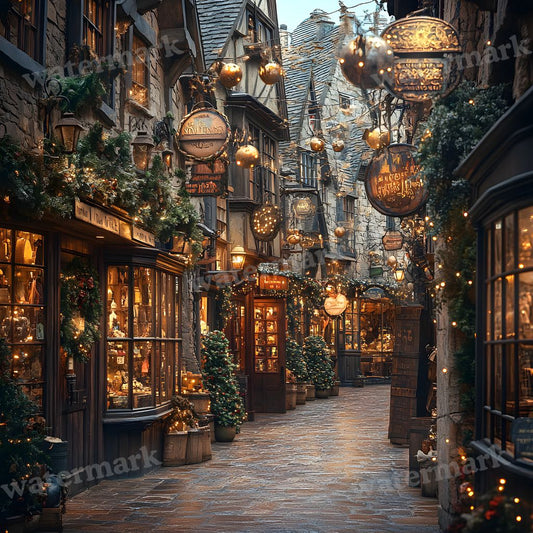 Wizarding Alley Backdrop Images