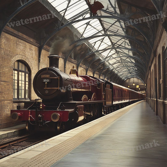 Wizarding School Train Platform Movie Scene Backdrop Images