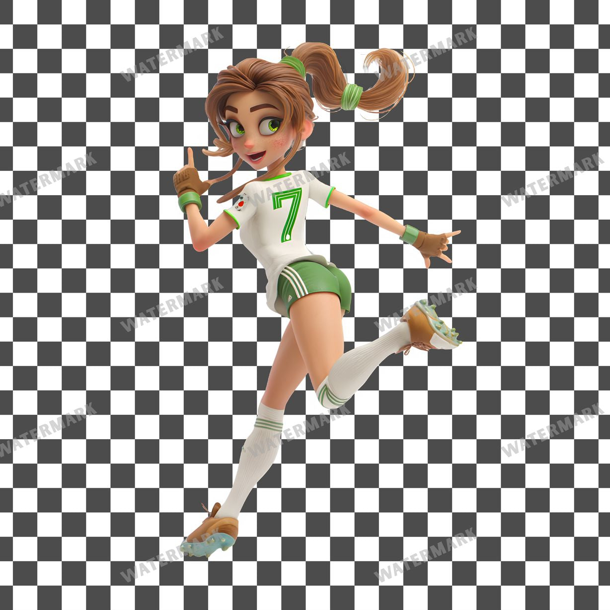 Woman Football Clipart Pngs