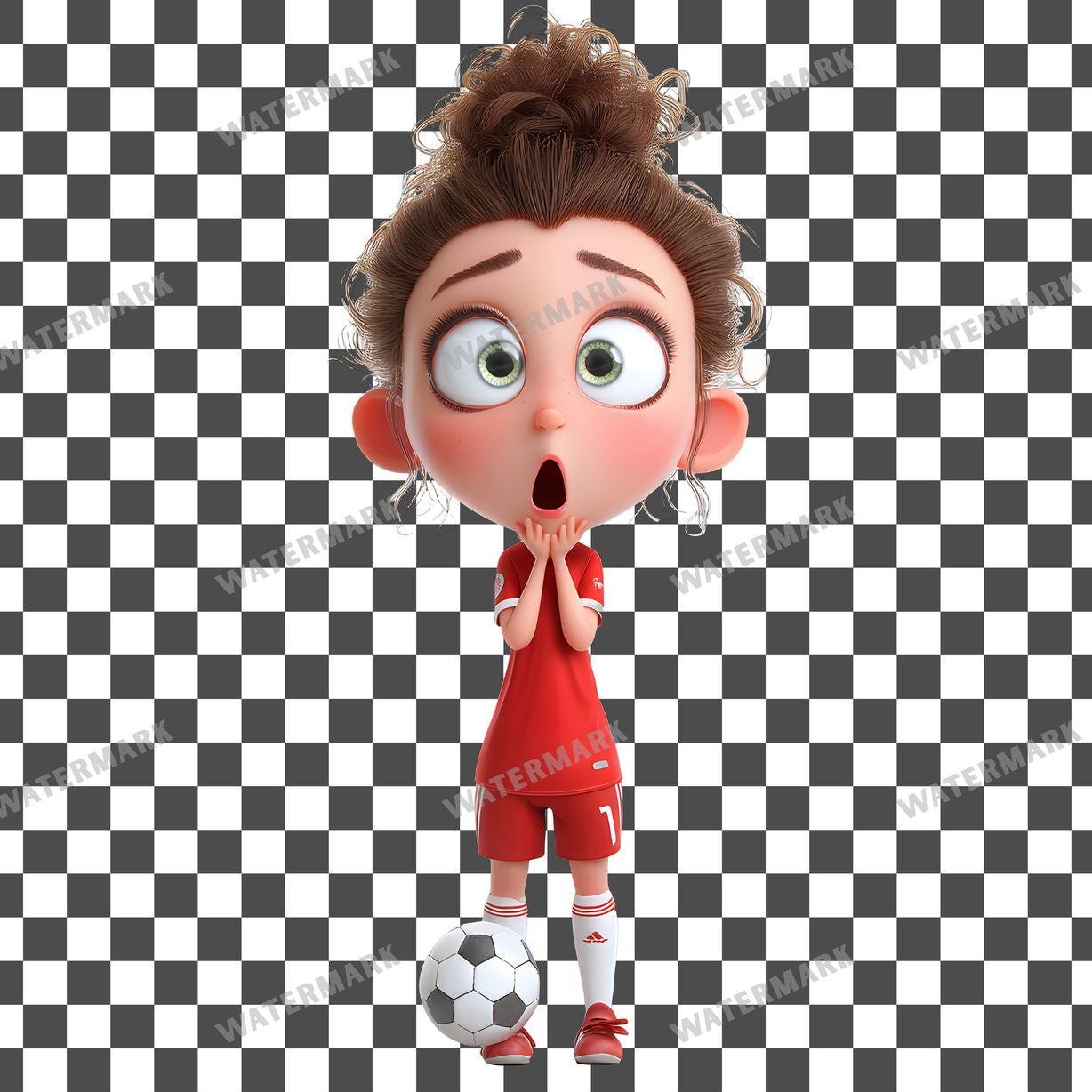 Woman Soccer Clipart Pngs