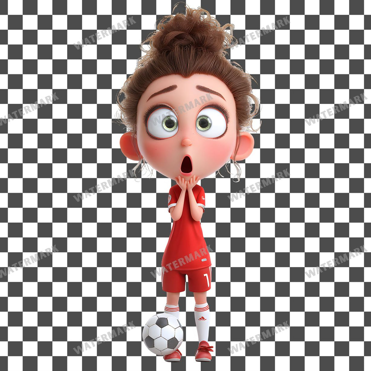 Woman Soccer Clipart Pngs