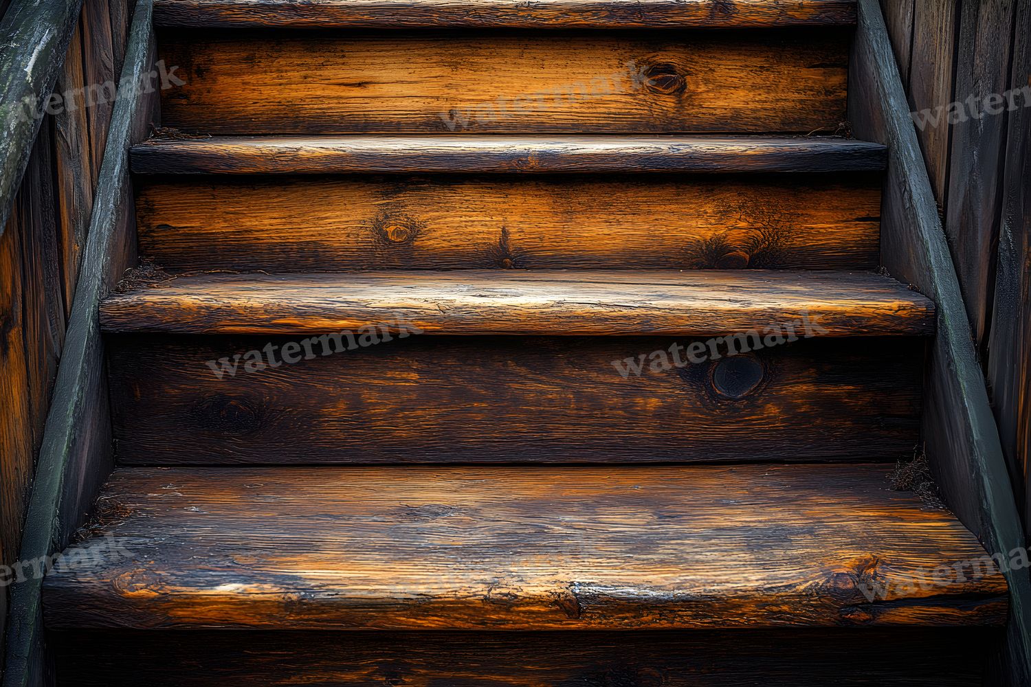 Wooden Stairrustic Vintage Backdrop Images