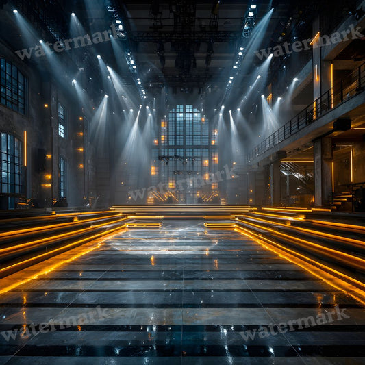 Yellow K Pop Stage Backdrop Images