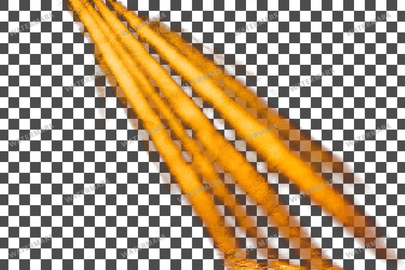 Yellow Lighting Dramatic Shadows Transparent Overlay Pngs