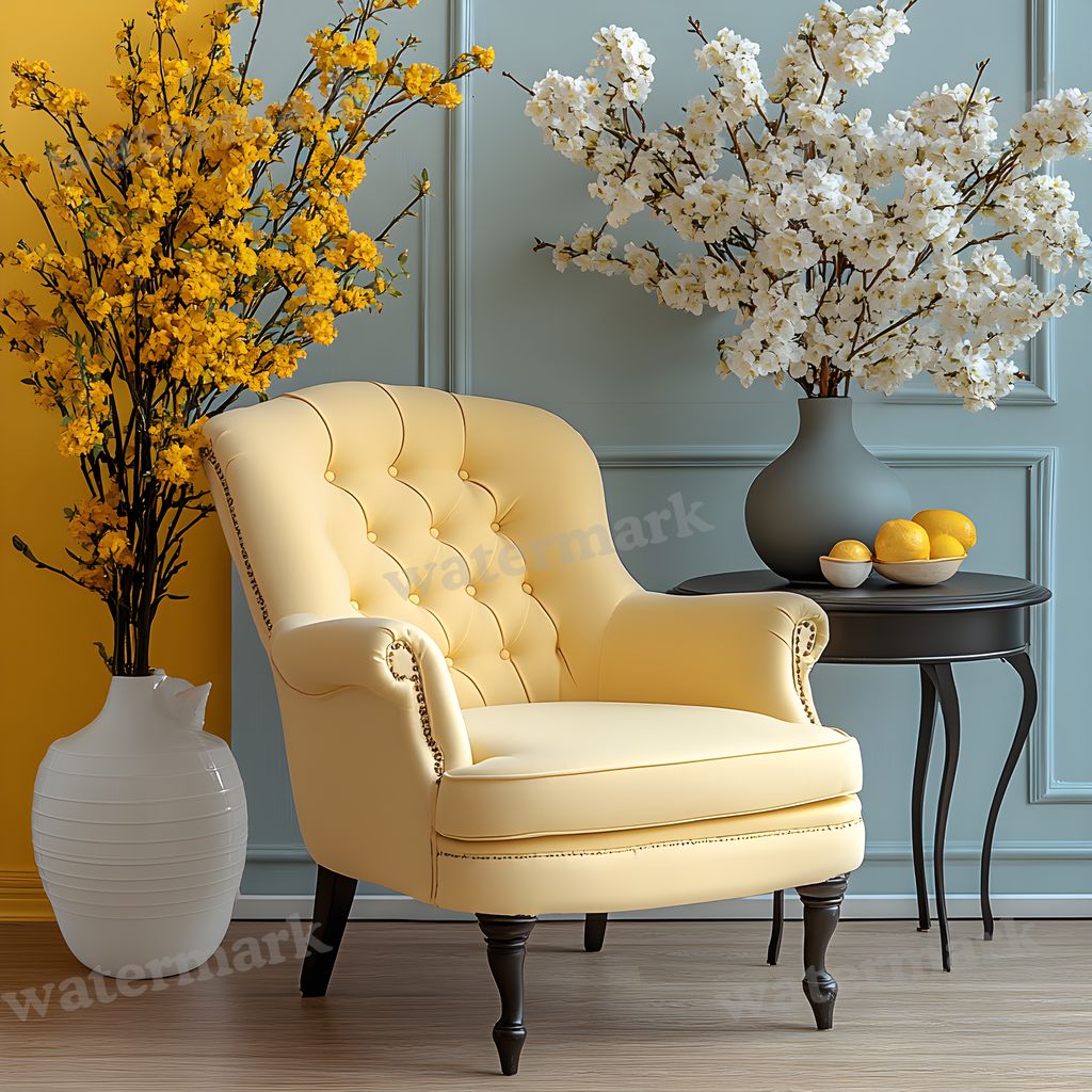 Yellow Pastel Room Backdrop Images