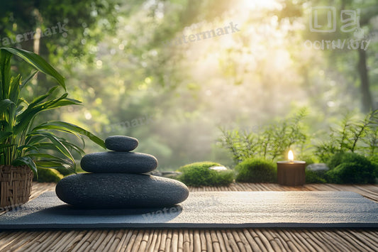 Yoga Studio Serenity Backdrop Images