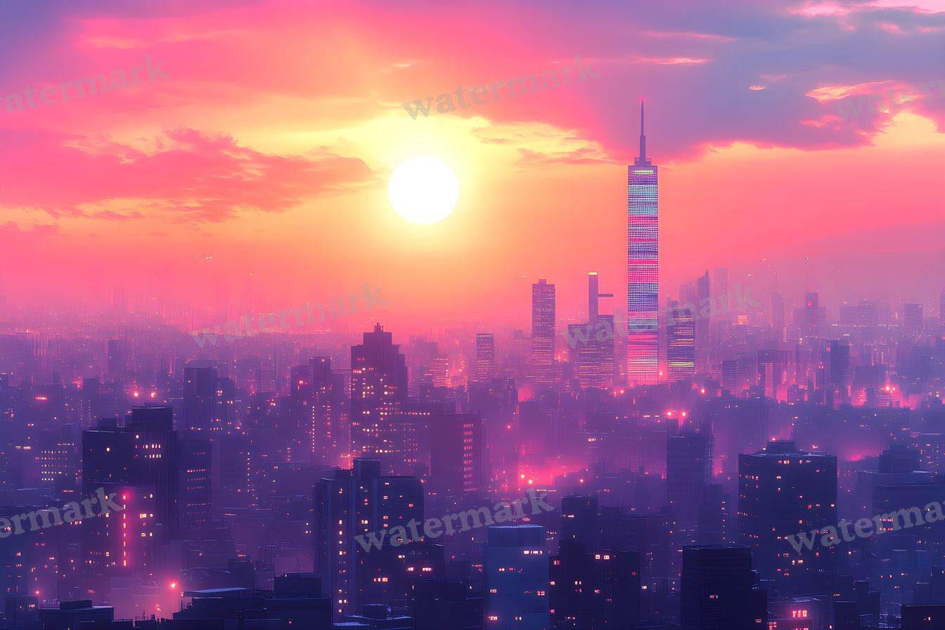 Abstract Skyline Backdrop Images