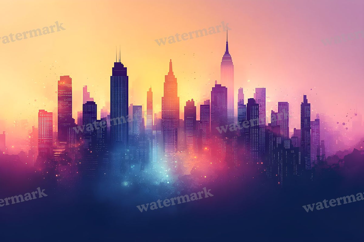 Abstract Skyline Backdrop Images