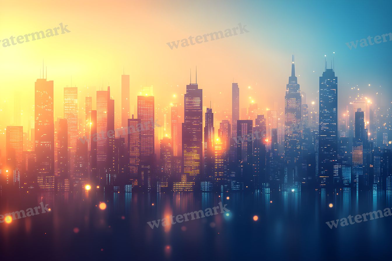 Abstract Skyline Backdrop Images